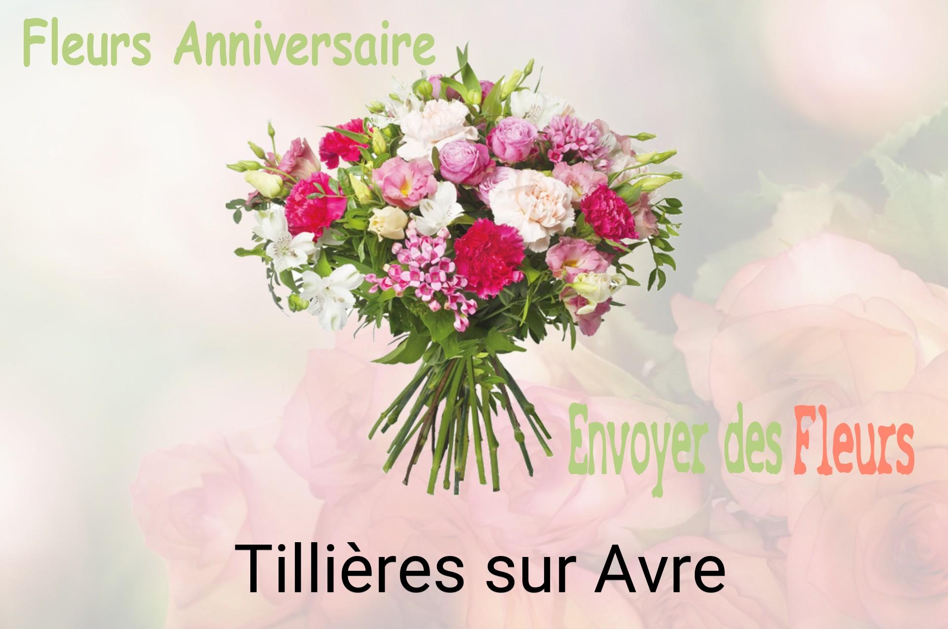 Bouquet de fleurs d’anniversaire livré à Tillières-sur-Avre